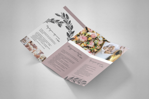 Листовка для свадебного агентства "MarryMeWedding"