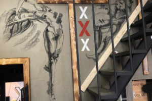 Роспись стен в кофейне "3x CoffeeShop"