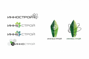 Варианты логотипа для компании "Иннострой"