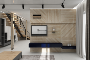 Дизайн - проект 2х уровневой квартиры 130 м кв