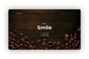 Landing Page для кафе