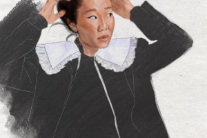 Девушка в кафе