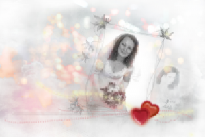 невеста, коллаж