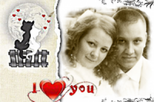 свадьба, рамочка