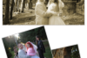 Художественное оформление "под старину", коллаж