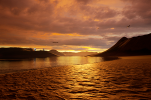 Закат на юге