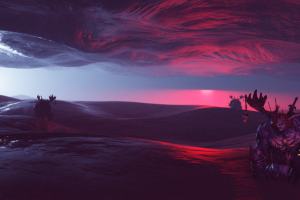 Планета с глубокого космоса и их обитатели