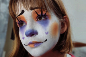 Грим клоунессы