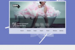 DIM - нижнее белье. Имиджевый сайт и интернет-магазин