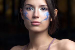 Бюти портрет. Фотография макияжа.