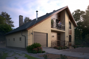 Визуализация коттеджа