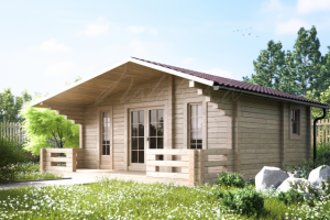 Визуализация дома из бруса