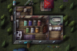 Настольная игра "Волк и семеро козлят" (карта)