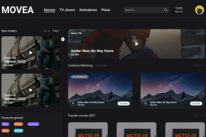 Сервис с фильмами, сериалами Movea