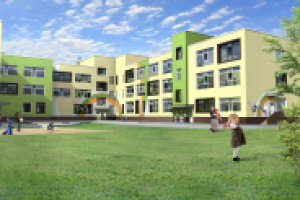 Визуализация здания школы