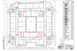 План-схема эвакуации. Раздел ПБ, стадия П
