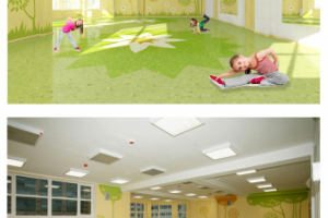 Зал для гимнастических занятий в детском саду