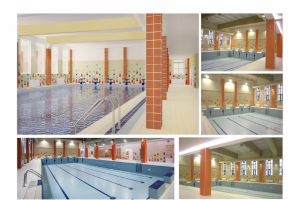 Зал бассейна общеобразовательной школы