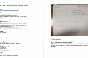 Составление ТЗ на верстку