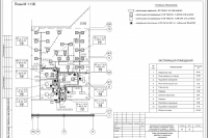 план освещения кафетерия. гипермаркет Ашан
