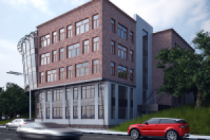 Объемно-концептуальное решение здания.