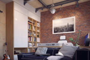 Кабинет. Лофт.