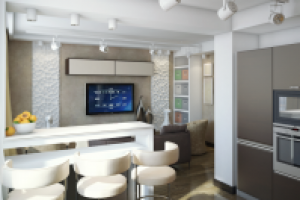 Кухня-гостиная. Эклектика (2).