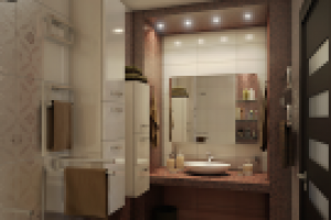 Ванна и коридор.