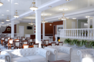 Ресторан в классическом стиле.