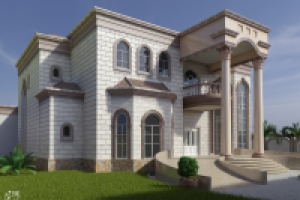 Визуализация виллы.