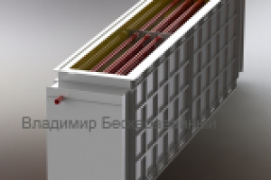 Модель камеры конвекции трубчатой печи