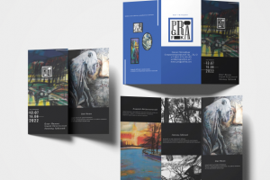 Разработка логотипа и верстка брошюры галереи