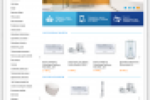 Редизайн для интернет магазина сантехники