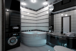 Угловая ванная комната