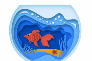 Иллюстрация в стиле Paper Cut