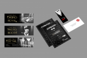 Материалы для вечеринки в стиле Бонда