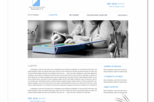 Дизайн сайта для Школы интеллектуального раз-я Телькановой А. А.