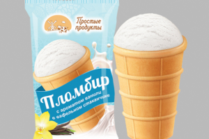 Дизайн этикетки мороженого