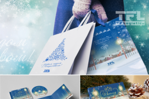 Новогодний фирменный стиль (на основе имеющегося логотипа)