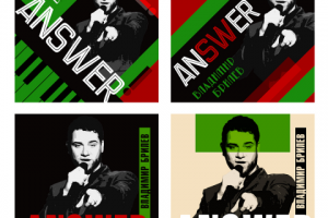 Дизайн обложки песни для артиста Владимира Брилева