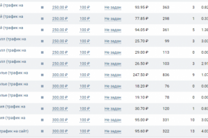 Настройка таргетинга для агрегатора SSAMM.RU