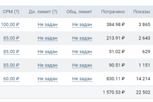 Настройка таргетинга для винного фестиваля (пример)
