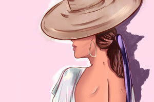 Девушка в шляпке