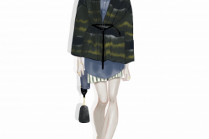 Показ Dior. Fashion-иллюстрация