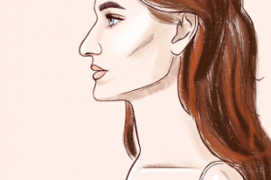 Женский портрет. Профиль