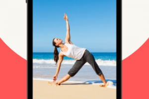 Объявление о прямом эфире йога-блога