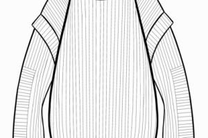 Свитшот. Технический эскиз