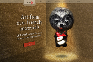 Сайт - визитка для творческого человека