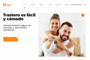 BOX PLUS испанская компания. Нейминг, логотип, айдентика, сайт