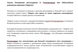 Популярность Telegram